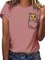 Pocket Pets Puppy Dog Funny Gaphic Crew Neck Tee