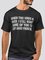 Cotton-Blend Letter Simple Tee Shirts & Tops