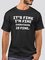 Cotton-Blend Printed Tee Shirts & Tops