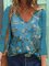WOMEN'S VAN GOGH PAINTING LONG SLEEVE T-SHIRT