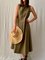 A-Line Crew Neck Sleeveless Dresses