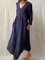 Womens A-Line Casual V Neck Dresses