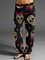 Skull Cotton-Blend Casual Pants
