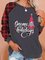 Shift Casual Christmas Snowman Cotton-Blend Sweatshirt