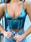 Paneled Casual Spaghetti-Strap Floral Top
