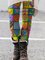 Abstract Cotton-Blend Holiday Leggings