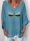 Printed Basic Dragonfly Neck Shirts & Tops