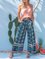 Beach Holiday Floral Printed Pants