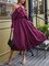 Solid Halter Elegant Ruffled Midi Dress