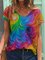 Short Sleeve Shift V Neck Shirts & Tops