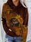 Women Long Sleeve Cotton-Blend Casual Hoodie Sweatshirt