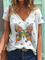 Cotton-Blend Short Sleeve Shirts & Tops