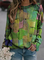 Abstract Long Sleeve Vintage Sweatshirt