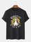 Ombre Crew Neck Tee Shirts & Tops