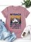 Holiday Cartoon Shift Cotton-Blend Tee Shirts & Tops