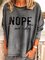 Casual Crew Neck Long Sleeve Shirts & Tops