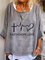 Casual Cotton-Blend Shift Half Sleeve Shirts & Tops