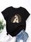 Cotton Crew Neck Short Sleeve Shirts & Tops