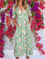 Floral Casual Pockets Dresses