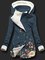 Casual Hoodie Long Sleeve Floral Outerwear