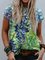 Colorful Flower Painting T-shirt