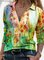 Flower Painting Print T-shirt