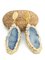 Retro Personality Imitation Agate Earrings