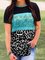 Printed Floral Short Sleeve Crew Neck Shirts & Tops