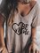 V Neck Cotton-Blend Shirts & Tops