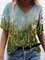 Flower Painting Print T-shirt
