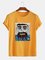 Crew Neck Cotton-Blend Tee Shirts & Tops