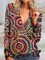 Long Sleeve Printed Top