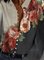 Patchwork Casual Shirt Collar Shirts & Tops