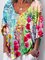 Colorful Flower Painting T-shirt