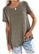 Cotton Simple Plain Short Sleeve Shirts & Tops