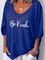 Be Kind Letter Graphic V-Neck Long Sleeve Top