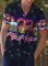 Shirt Collar Cotton-Blend Vintage Shirts & Tops
