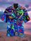 Shirt Collar Vintage Printed Shirts & Tops