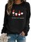 Casual Long Sleeve Printed Sweatshirt