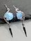 Vintage Peacock Bird Earrings