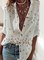 Long Sleeve Shirt Collar Blouse