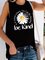 Sleeveless Casual Floral Shirts & Tops