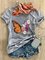 Casual Cotton-Blend Crew Neck Shirts & Tops