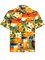 Abstract Square Neck Casual Shirts & Tops
