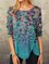 Crew Neck Long Sleeve Cotton-Blend Striped Shirts & Tops