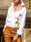 Cotton-Blend Casual Long Sleeve Shirts & Tops
