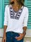 Casual Long Sleeve Printed T-Shirt