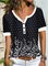 Short Sleeve Casual V Neck Shirts & Tops