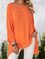 Orang 3/4 Sleeve Crew Neck Shirts & Tops