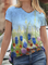 Shift Floral Short Sleeve Shirts & Tops
